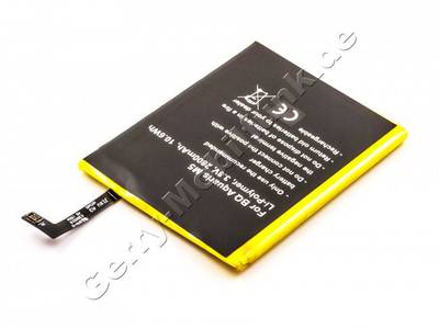 Akku BQ Aquaris M5, Li-Polymer, 3,8V, 2800mAh, 10,6Wh