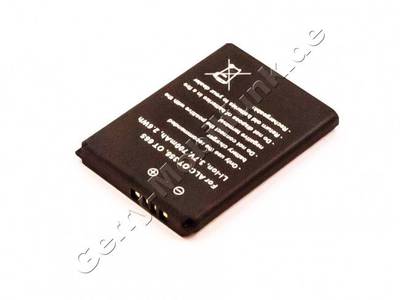 Akku Alcatel OT 665 Li-ion, 3,7V, 700mAh, 2,6Wh