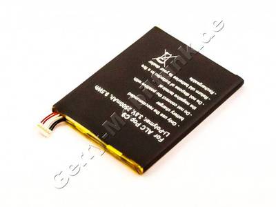 Akku Alcatel Pop C9, Li-Polymer, 3,8V, 2500mAh, 9,5Wh