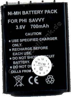 Akku Philips GSM TCD 188 NiMh 700mAh 3,6V 11mm
