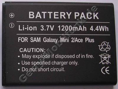 Akku Samsung Galaxy Ace DuoS GT-S6802 Li-Ion 1200mAh 3,7Volt 4,4Wh