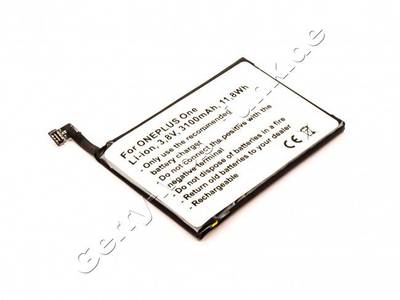 Akku ONEPLUS One Li-Ion 3,8V 3100mAh 11,8Wh