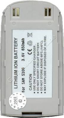 Akku Samsung S100 silber LiIon 650mAh