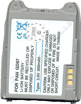 Akku Panasonic GD87 LI-Ion 900 mAh 7,8mm