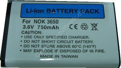 Akku Nokia 6555 Li-Ion 1000 mAh 3,7 Wh 6,5mm Akku vom Markenhersteller mit 12 Monaten Garantie, nicht original Nokia (entspricht BL-5c, BL-5CA)