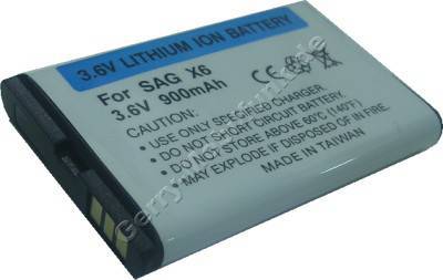 Akku f�r Sagem MyX-65 Li-Ion 900mAh 6,5mm