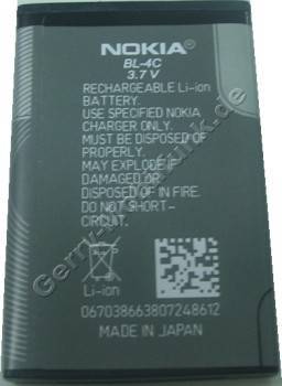 BL-4C original Akku Nokia 6300 3,7 Volt 860mAh 3.2Wh