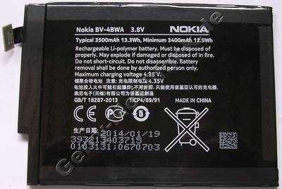 BV-4BWA original Akku Nokia Lumia 1320 3500 mAh 3,8Volt 12,9Wh