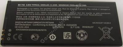 BV-T5E original Akku Microsoft Lumia 950 DS und Lumia 950 LTE 3,85Volt 3000mAh