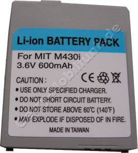 Akku Mitsubishi M900 LiIon 600mAh 6,8mm