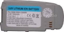 Akku Samsung SGH C200N silber,(entspricht BST2998TECSTD) Li-Ion 3,6V 700mAh 7,5mm