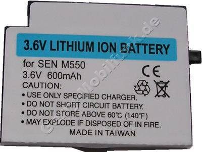 Akku f�r Sendo M550 NiMh 600mAh 4,1mm