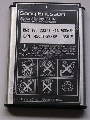 BST-37 black Akku original SonyEricsson J110i