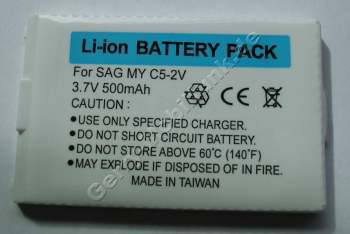 Akku fr Sagem MyC5-2v Li-Ion 500mAh 4,7mm