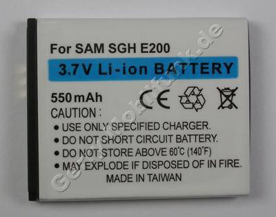Akku Samsung SGH E200 eco,(entspricht AB483640DECSTD) Li-Ion 550 mAh 6,9mm