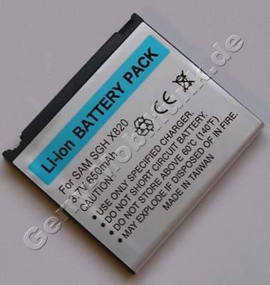 Akku Samsung SGH D830 (entspricht AB394235CECSTD) Li-Ion 3,7V 650mAh