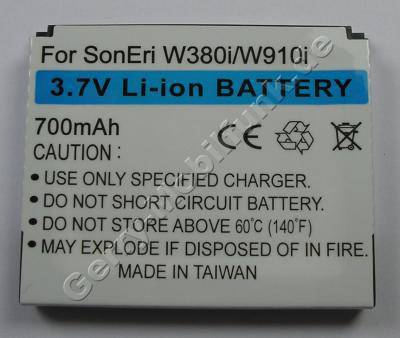 Akku SonyEricsson W910i (entspricht BST-39) LiIon 700mAh 5,8mm 