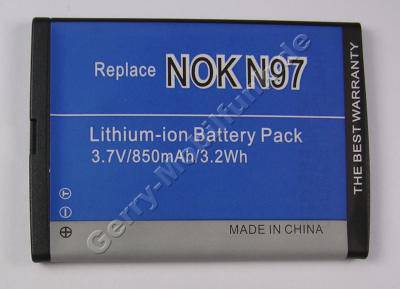 Akku Nokia NOKIA N8 (entspricht BL-4D) 1200mAh 4,4Wh Akku vom Markenhersteller mit 12 Monaten Garantie, nicht original Nokia