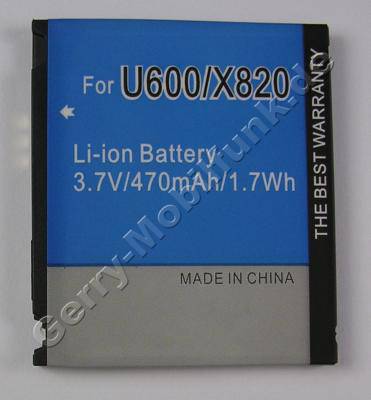 Akku Samsung SGH D830 (entspricht AB394235CECSTD) Li-Ion 3,7V 470mAh 5,7mm 1,7Wh