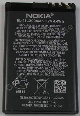 Akku original Nokia C6-00 BL-4J LiIon 1200mAh 3,7V
