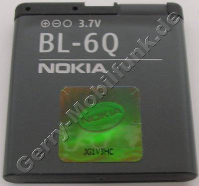 Akku BL-6Q original Nokia 6700 classic LiIon 960mAh 3,7V original Ersatzakku
