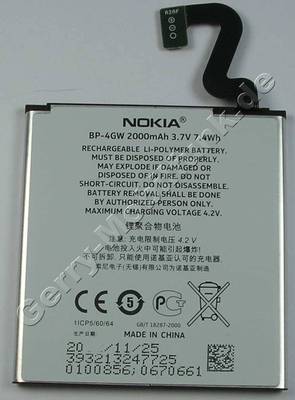 Akku BP-4GW Nokia Lumia 920 original Ersatzakku