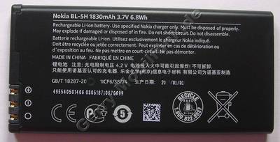 Akku BL-5H Nokia Lumia 635 original Ersatzakku 1830mAh