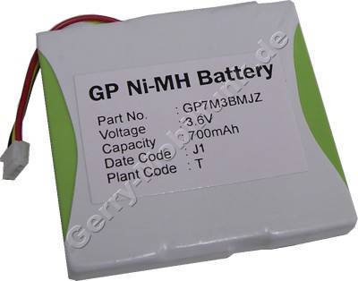 Akku fr Tiptel 660 670 750 NiMh 700mAh 3,6V