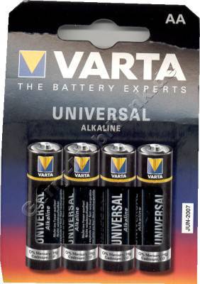 4x Batterie Varta Mignonzellen Maxi Tech  (AA, R6)