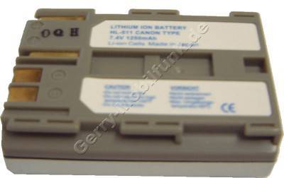 Akku Canon FV2 BP-511 Daten: 1500mAh LiIon 21mm grau (Zubehrakku vom Markenhersteller)