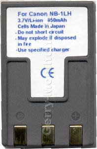 Akku Canon NB-1LH (Digital Ixus, Ixus 300, Ixus 330, Ixus 400, Ixus 3, Ixus V, Ixus V2) Daten: 1000mAh 3,7V LiIon 10,6mm (Zubehrakku vom Markenhersteller)