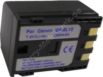 Akku CANON HV20 BP-2L13 Daten: Li-Ion 7,4V 1500mAh, dunkelgrau 30,2mm (Zubehrakku vom Markenhersteller)