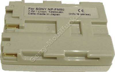 Akku SONY DCR-DVD91E Daten: LiIon 7,2V 1500mAh silber 20,5mm (Zubehrakku vom Markenhersteller)