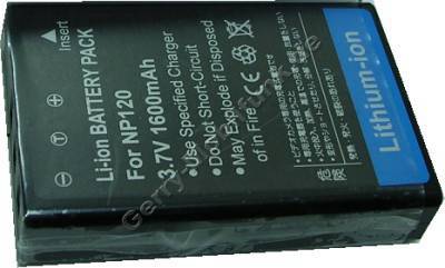 Akku KYOCERA BP-1500S schwarz Daten: 1600mAh 3,7V LiIon 11mm (Zubeh�rakku vom Markenhersteller)