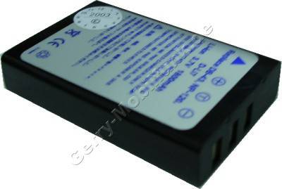 Akku KYOCERA BP-1500S schwarz Daten: 1800mAh 3,7V LiIon 11mm (Zubehörakku vom Markenhersteller)