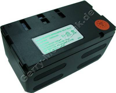 Akku HITACHI VM-BP83 (RCA 8mm) schwarz Daten: NiMh 6V 4000mAh, 43mm (Zubehrakku vom Markenhersteller)