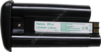 Akku Nikon D1X schwarz Daten: 2100mAh 7,2V NiMH 27mm (Zubeh�rakku vom Markenhersteller)