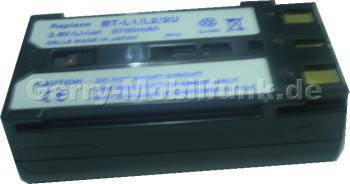 Akku SHARP BT-L1 BT-L2 BT-2U schwarz Daten: LiIon 3,6V 3700mAh 25mm (Zubeh�rakku vom Markenhersteller)