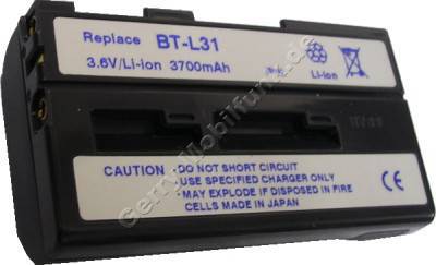 Akku SHARP BT-L31 VL-DX10U dunkelgrau Daten: LiIon 3,6V 3700mAh 20,5mm (Zubeh�rakku vom Markenhersteller)