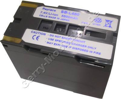 Akku SHARP VPL-500 VPL-520 VPL-530 VPL-550 Daten: LiIon 5500mAh (Zubeh�rakku vom Markenhersteller)