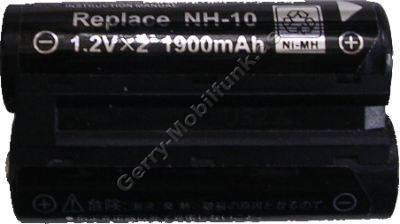Akku Fujifilm FinePix A205s Daten: 1900mAh 2,4V NiMH 14,3mm schwarz (Zubeh�rakku vom Markenhersteller)