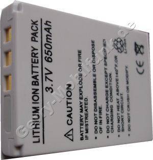 Akku BenQ DC-50 (02491-0015-00) Daten: 650mAh 3,7V LiIon 7mm (Zubehrakku vom Markenhersteller)