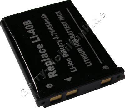 Akku OLYMPUS FE-5500 schwarz Daten: LiIon 3,7V 740mAh 5,9mm (Zubehrakku vom Markenhersteller)