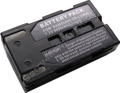 Akku SAMSUNG VP-D453 Daten: LiIon 7,4V 800mAh 16,4mm (Zubehrakku vom Markenhersteller)