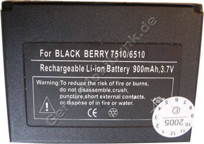 Akku fr RIM Blackberry 6720 LiIon 3,7V 900mAh 7,5mm dick ca.26g (Akku vom Markenhersteller, nicht original)