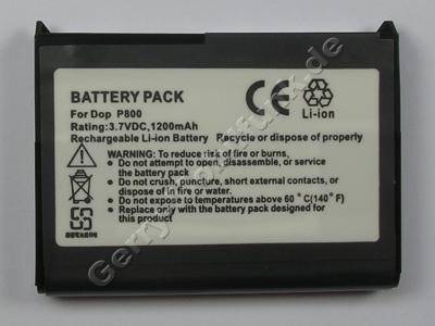 Akku HTC Artemis LiIon 3,7V 1200mAh 6,5mm ca 26g (Akku vom Markenhersteller, nicht original)