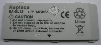 Akku fr T-Mobile Sidekick 3 (EA-BL12) Li-Ion 3,7V 1500mAh ca.35g (Akku vom Markenhersteller, nicht original)