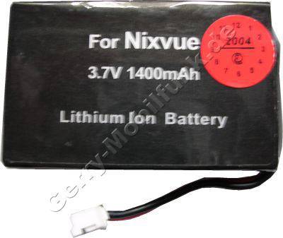 Akku Nixvue NV-000SA LiIon 3,7V 1400mAh  11,8mm dick ca.37g (Akku vom Markenhersteller, nicht original)