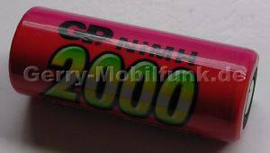 Akku Zelle GP 2000 Ni-MH 1,2V 2000mAh 43mm d=17mm