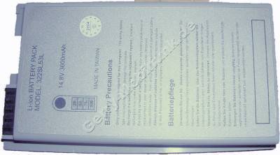 Notebook Akku GERICOM Silver Shadow, Li-ion, 14,8 Volt, 3600mAh, silber (155,0 x 88,0 x 20,0mm ca. 387g) Akku vom Markenhersteller